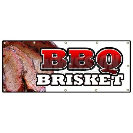 Signmission BBQ BRISKET BANNER SIGN slow cooked texas north carolina pork beef good B-120 Bbq Brisket